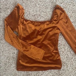 NEW with tags Free People back cutout velvet top